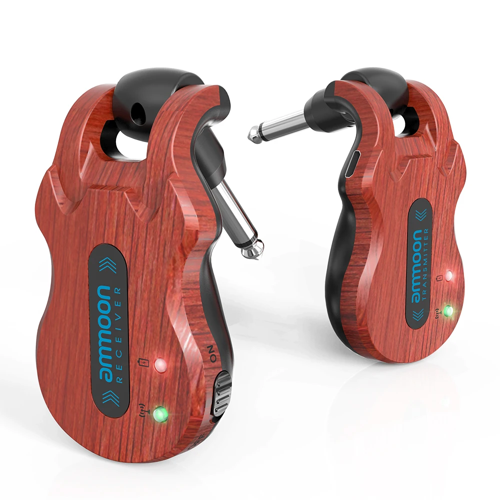 Red Wireless Guitar System Audio Digital Guitar Transmitter Receiver Built-in Rechargeable Battery 300 Feet Transmission Range
Red Wireless Guitar System Audio Digital Guitar Transmitter Receiver Built-in Rechargeable Battery 300 Feet Transmission Range