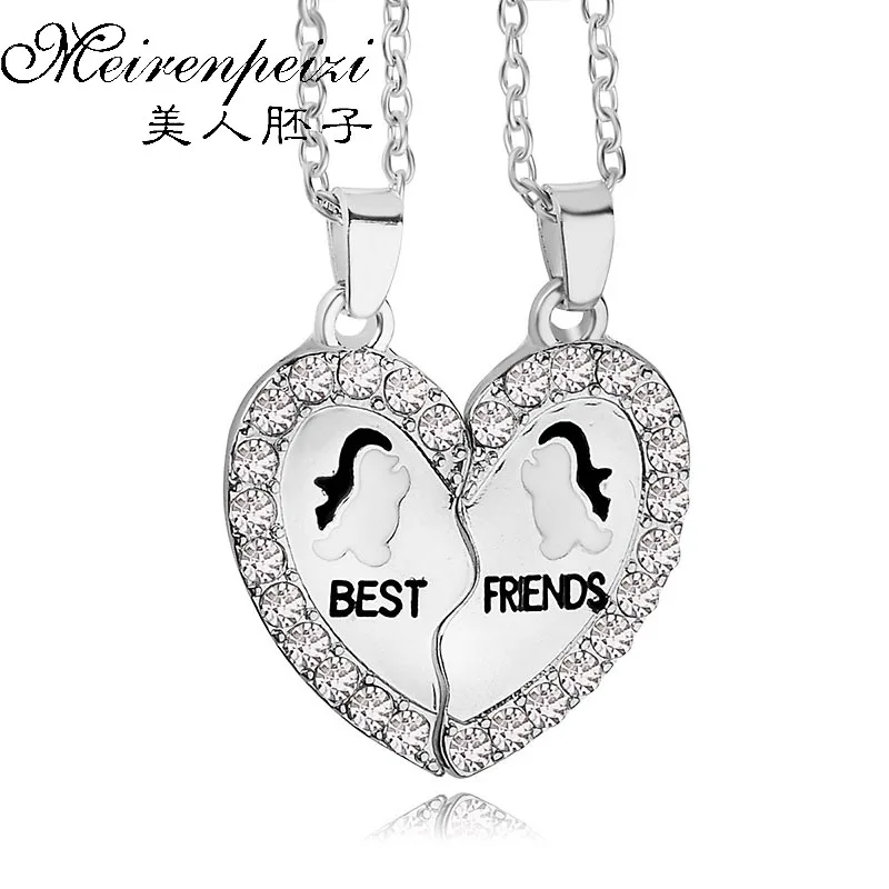 Модное ожерелье с подвеской BFF ожерелья дружбы лучшие друзья навсегда оптом