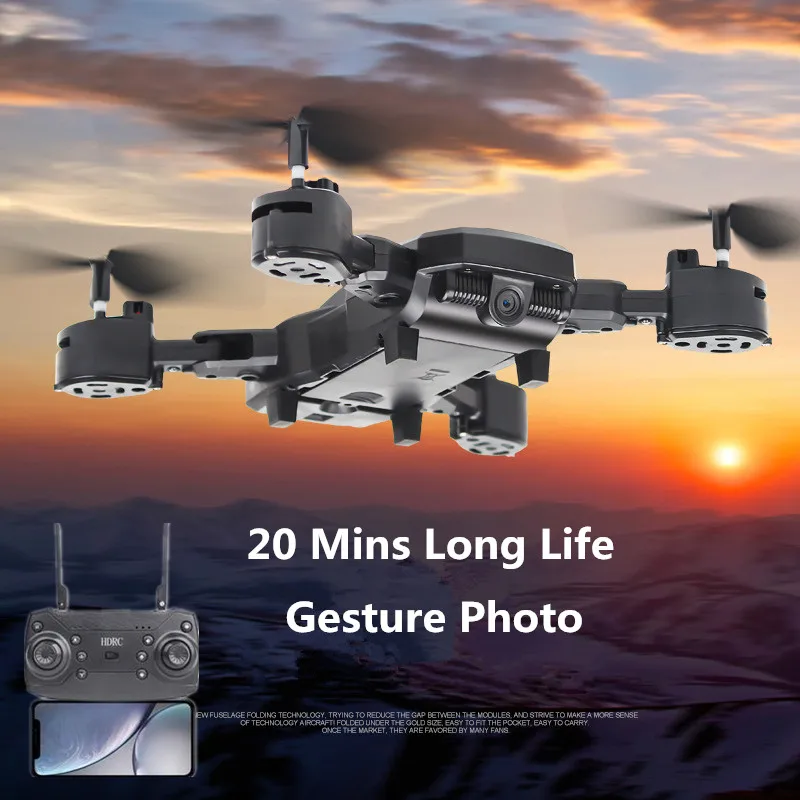 20 Mins Flying Time WIFI FPV RC Drone Folding Drone Toy With HD 1080P Wifi Camera Quadrocopter Hovering FPV Quadcopter VS S28
20 Mins Flying Time WIFI FPV RC Drone Folding Drone Toy With HD 1080P Wifi Camera Quadrocopter Hovering FPV Quadcopter VS S28
