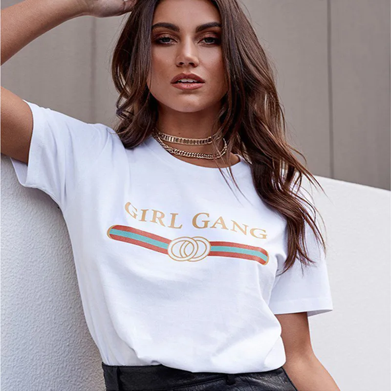2018 Suumer Women T Shirt Letter Printing Brand Female T-shirt Casual Loose Short Sleeve O Neck Tops camisetas mujer
2018 Suumer Women T Shirt Letter Printing Brand Female T-shirt Casual Loose Short Sleeve O Neck Tops camisetas mujer