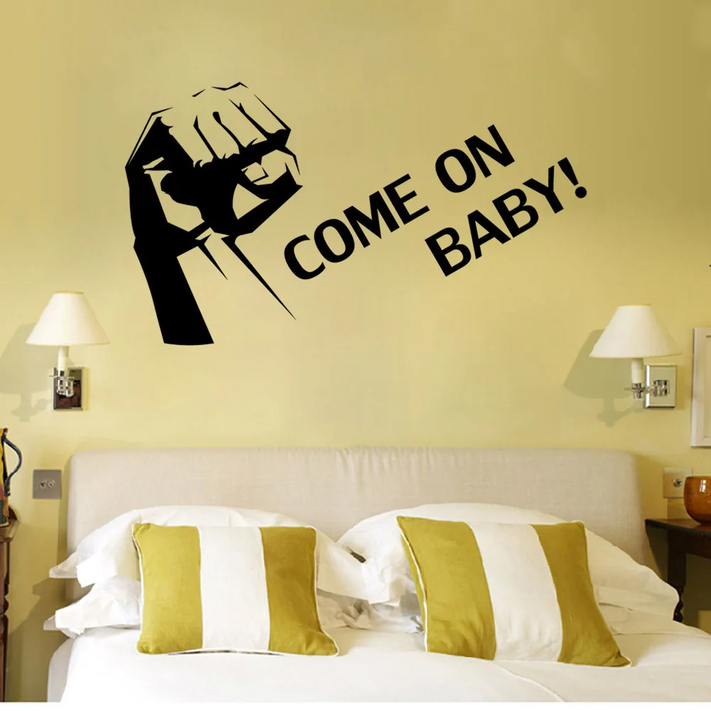 Come on baby wall stickers English encouragement vinyl decals kids room nursery decoration removable wallpaper free shipping
Come on baby wall stickers English encouragement vinyl decals kids room nursery decoration removable wallpaper free shipping