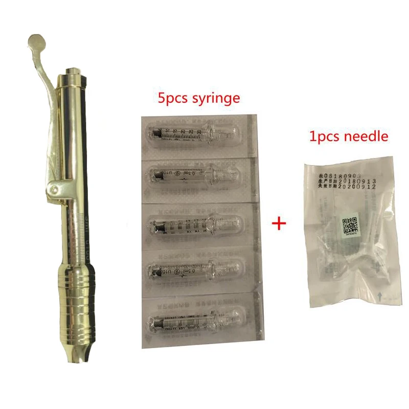 24K hyaluronic pen with 5pcs Syringe and 1 needle free atomizer hyaluron injection pen wrinkle removal water
24K hyaluronic pen with 5pcs Syringe and 1 needle free atomizer hyaluron injection pen wrinkle removal water