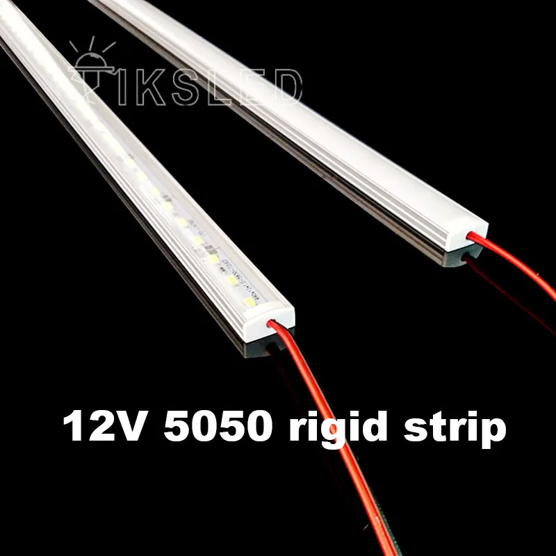 2 шт. светодиодный жесткой свет бар огни белый/теплый белый холодный DC12V 5050 полосы