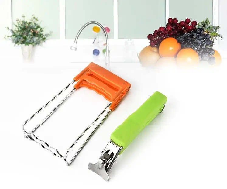 Kitchen Tools Gadgets Spoon Rests Stainless steel hot proof Pot Clips 4set/lot
Kitchen Tools Gadgets Spoon Rests Stainless steel hot proof Pot Clips 4set/lot