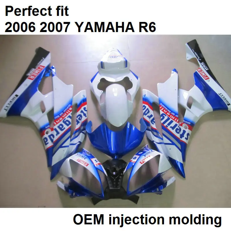 Комплект обтекателей из АБС-пластика для YAMAHA литье под давлением YZF R6 06 07 синий белый комплект обтекателей для кузова R6 2006 2007 HZ19
Комплект обтекателей из АБС-пластика для YAMAHA литье под давлением YZF R6 06 07 синий белый комплект обтекателей для кузова R6 2006 2007 HZ19