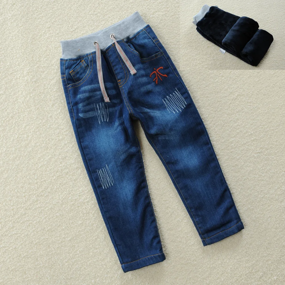 New Autumn Winter Boys Warm Thick Jeans For Baby Infant Casual Pants Boys Trousers Children Denim Kids 2-10year blue Jeans
New Autumn Winter Boys Warm Thick Jeans For Baby Infant Casual Pants Boys Trousers Children Denim Kids 2-10year blue Jeans