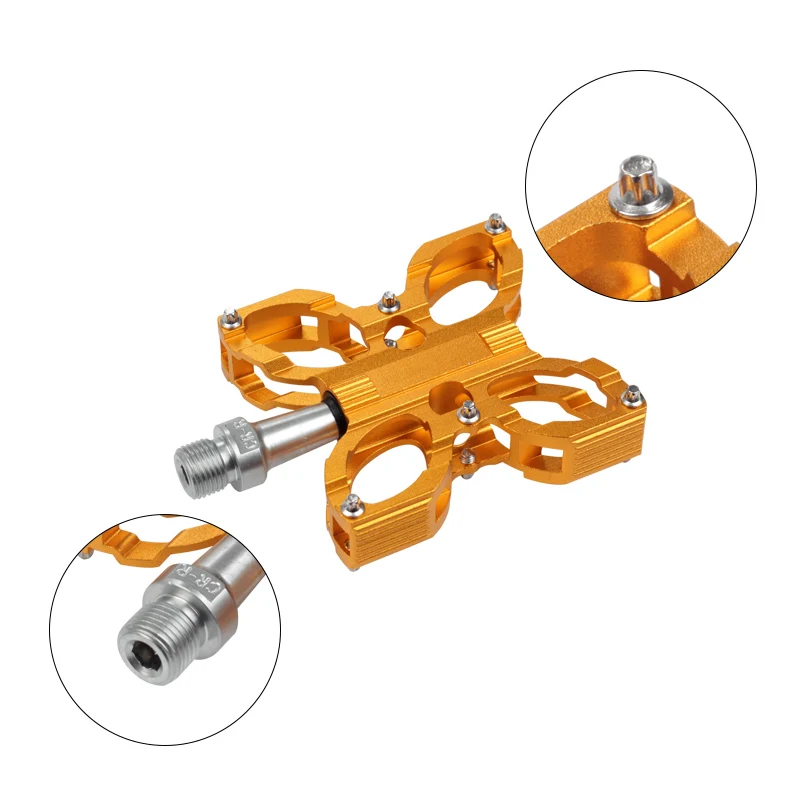 Cycling MTB Bike 2 Bearing Pedal CNC Platform Pedals Bicycle Flat Pedals Mountain Ultralight Bike Accessories 6 Color 275g/Pair
Cycling MTB Bike 2 Bearing Pedal CNC Platform Pedals Bicycle Flat Pedals Mountain Ultralight Bike Accessories 6 Color 275g/Pair