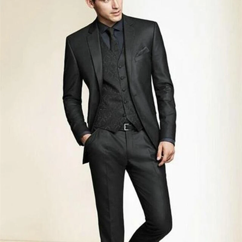 2022 Classic 3 Pieces Men Suits Black Wild Slim Fit Fashion Wedding Dress Groom Tuxedos 3 Pieces Men Wedding Prom Suits
2022 Classic 3 Pieces Men Suits Black Wild Slim Fit Fashion Wedding Dress Groom Tuxedos 3 Pieces Men Wedding Prom Suits