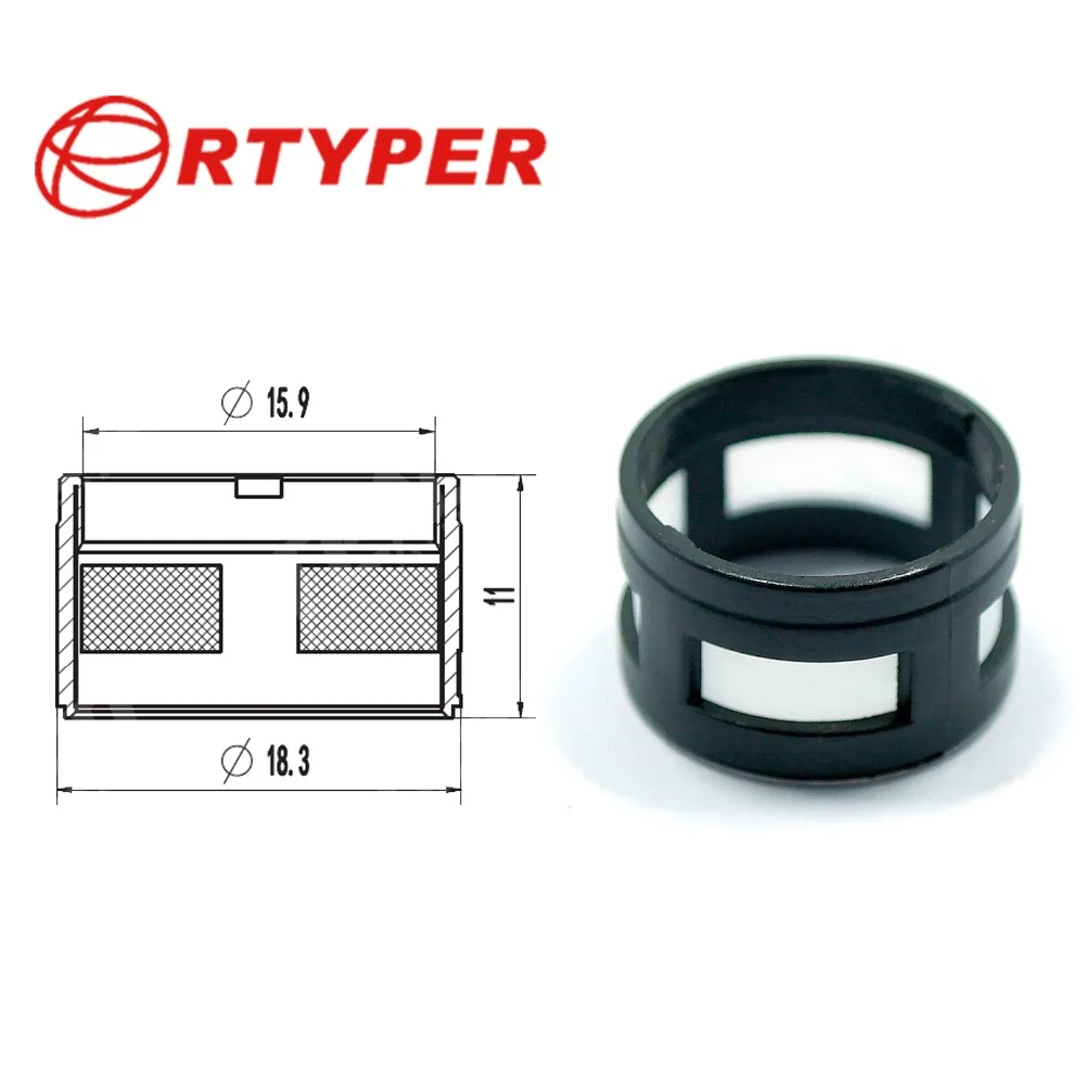 100pcs High Quality Fuel Injector Micro Filter Ring Type Filter BC5115 30-142 15.9*18.3*11MM 12012
100pcs High Quality Fuel Injector Micro Filter Ring Type Filter BC5115 30-142 15.9*18.3*11MM 12012