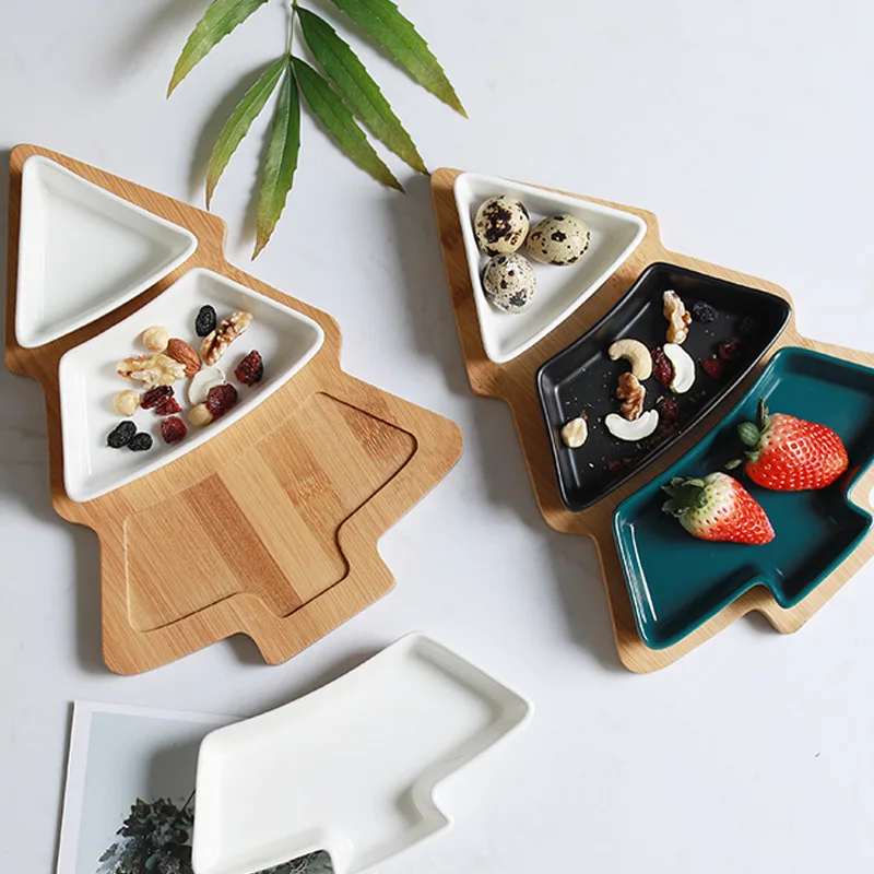 28cm Full Set Ceramic Bamboo Christmas Tree Tray Snack Plate Fruit Bowl Dish Plate Tableware Breakfast Tray Kitchen Home Supply
28cm Full Set Ceramic Bamboo Christmas Tree Tray Snack Plate Fruit Bowl Dish Plate Tableware Breakfast Tray Kitchen Home Supply