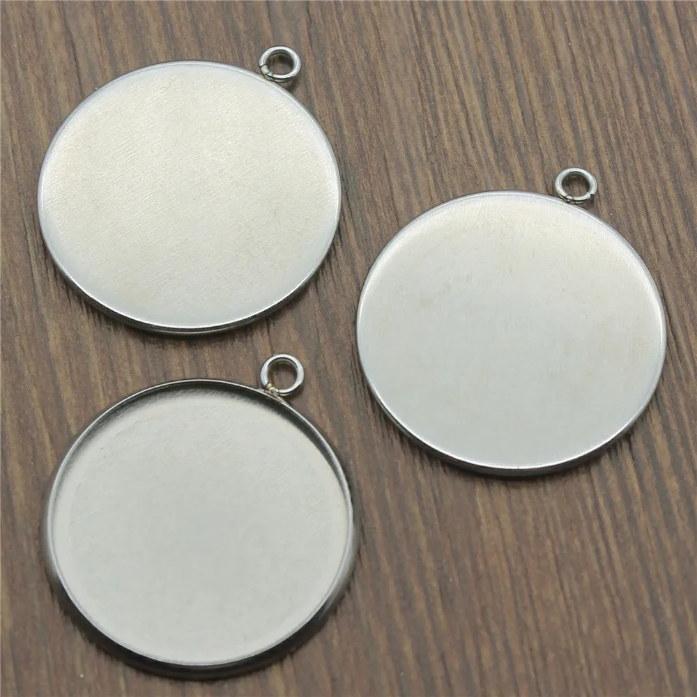 WYSIWYG 10pcs 8~25mm Stainless Steel Material Cabochon Base Setting Pendant Tray Blank Bezels Setting Base
WYSIWYG 10pcs 8~25mm Stainless Steel Material Cabochon Base Setting Pendant Tray Blank Bezels Setting Base