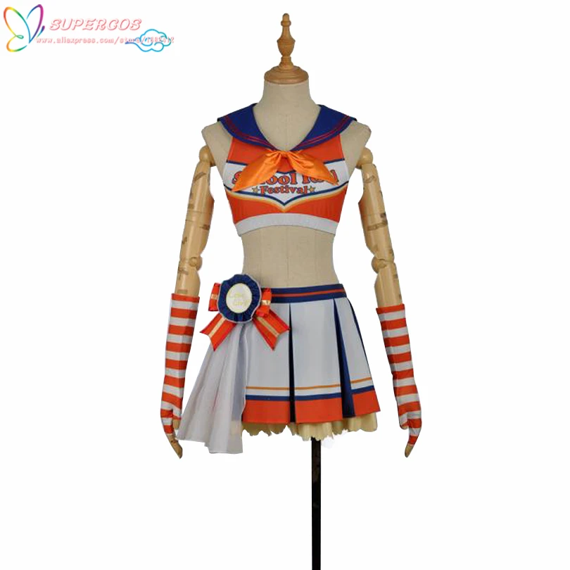Прекрасно! Солнечный свет! Косплей-костюм Aqours Takami Chika с юбкой для чирлидинга, идеальный пошив для вас!
Прекрасно! Солнечный свет! Косплей-костюм Aqours Takami Chika с юбкой для чирлидинга, идеальный пошив для вас!