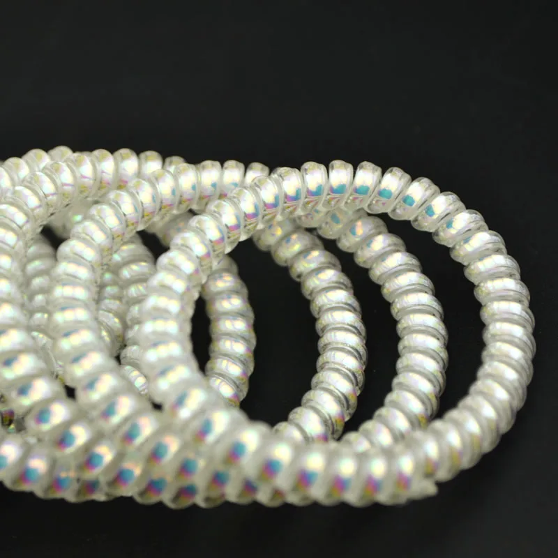 10Pcs/Lot AB White Colorful Thin Elastic Rubber Telephone Wire Rope Ponytail Holder Party Hairband Hair Band Size 4.5CM
10Pcs/Lot AB White Colorful Thin Elastic Rubber Telephone Wire Rope Ponytail Holder Party Hairband Hair Band Size 4.5CM