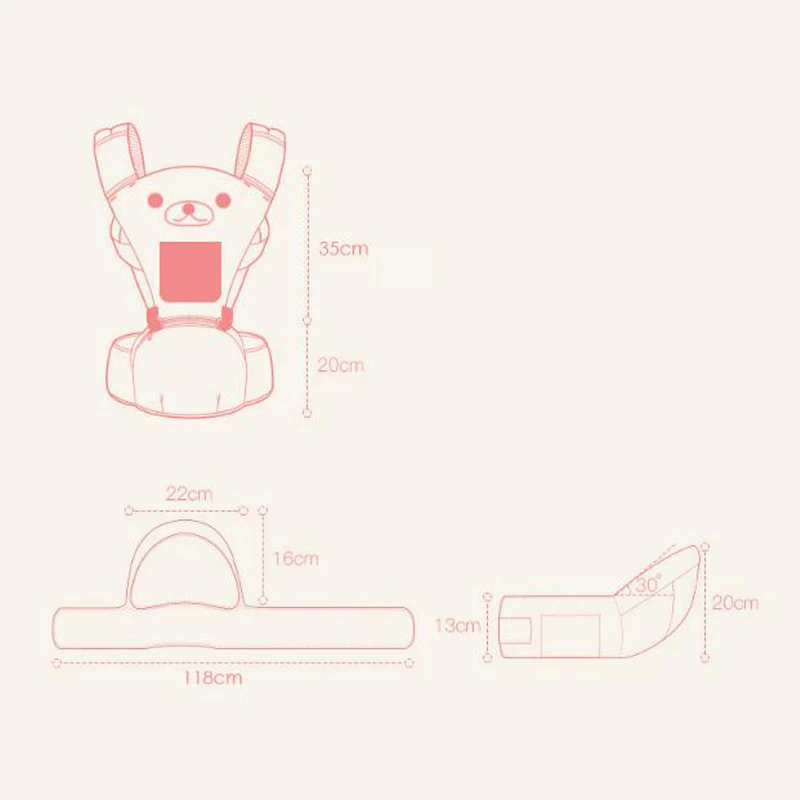 Cartoon Bear Baby Sling Newborn Baby Front Cross-armed Multi-function Baby Artifact Waist Stool Strap
Cartoon Bear Baby Sling Newborn Baby Front Cross-armed Multi-function Baby Artifact Waist Stool Strap
