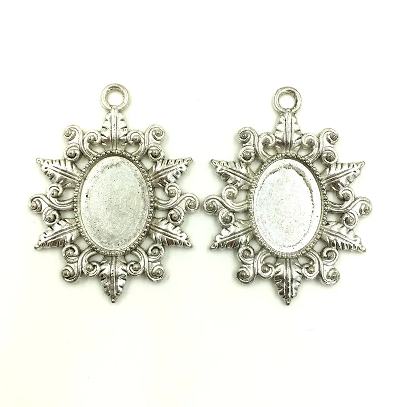 10Pcs Pendant Antique Silver Tone Hollow Leaf Charms Oval Cabochon Setting Fit 18x13mm Cameo 42x34mm
10Pcs Pendant Antique Silver Tone Hollow Leaf Charms Oval Cabochon Setting Fit 18x13mm Cameo 42x34mm