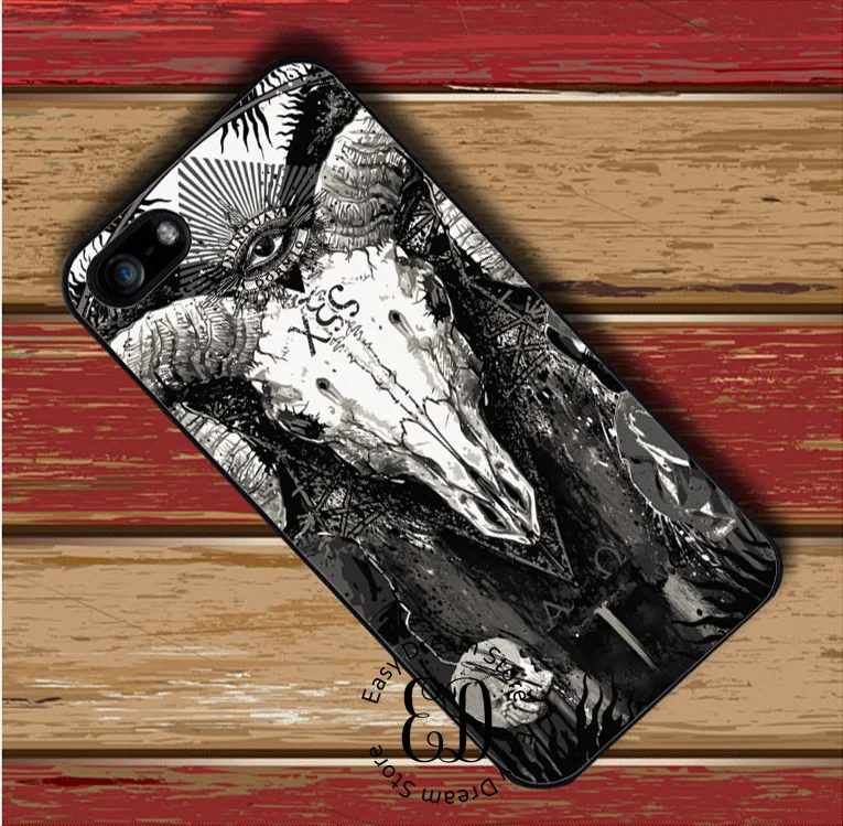 Сатанический чехол с черепом для iphone 11 12 pro X XR XS Max 6 7 8 plus Samsung S10 S20 s8 s9 note 9 10 |