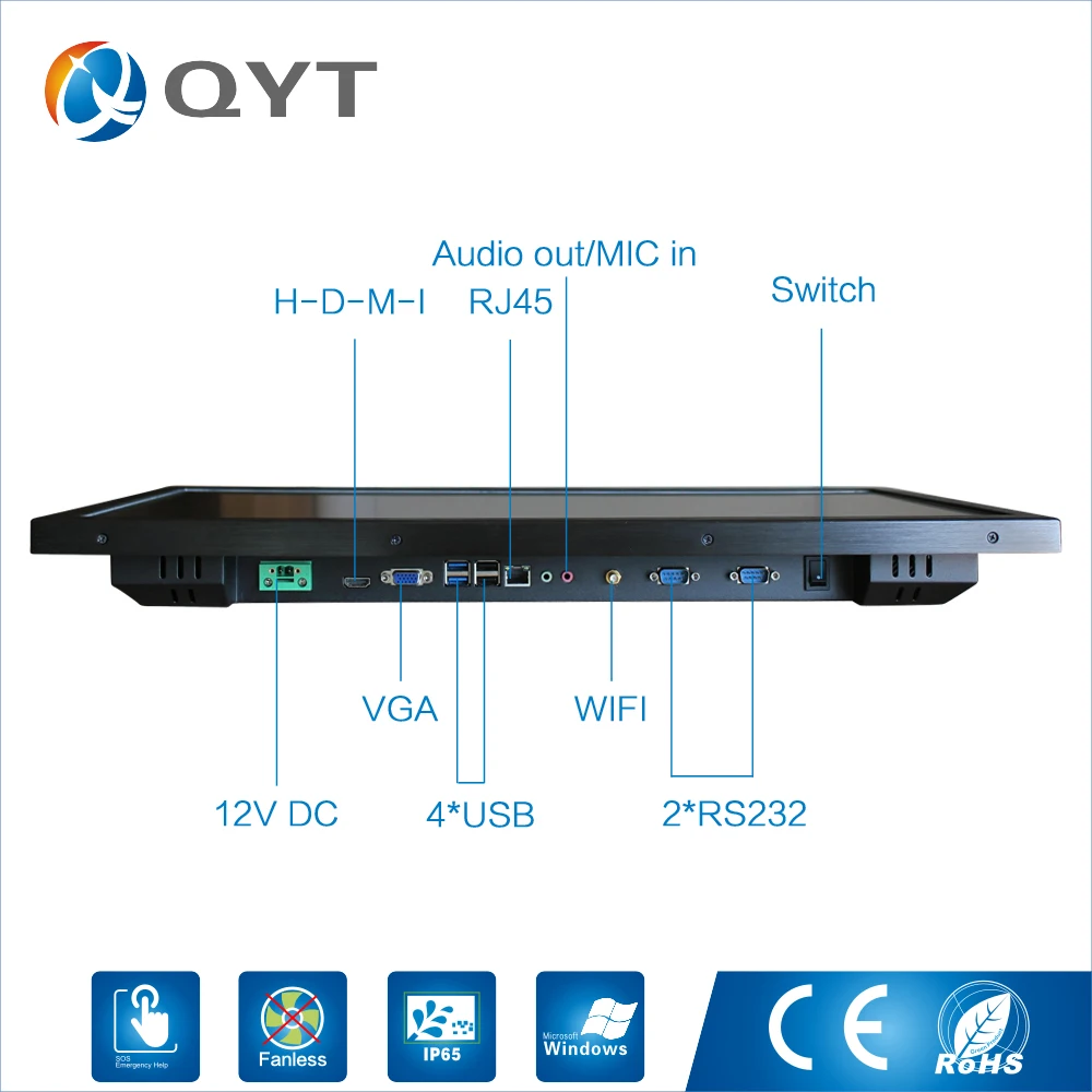 New Arrival 24 Inch Aio Industrial Pc Intel 3337U 1.8GHz 4GB DDR3 32G SSD With VGA/HDMI/LAN/USB/COM
New Arrival 24 Inch Aio Industrial Pc Intel 3337U 1.8GHz 4GB DDR3 32G SSD With VGA/HDMI/LAN/USB/COM