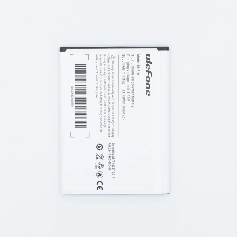 Hekiy Mobile phone battery For Ulefone S8 S8 Pro battery 3000mAh 5.3inch MTK6737 MTK6580 Original battery Mobile Accessories
Hekiy Mobile phone battery For Ulefone S8 S8 Pro battery 3000mAh 5.3inch MTK6737 MTK6580 Original battery Mobile Accessories