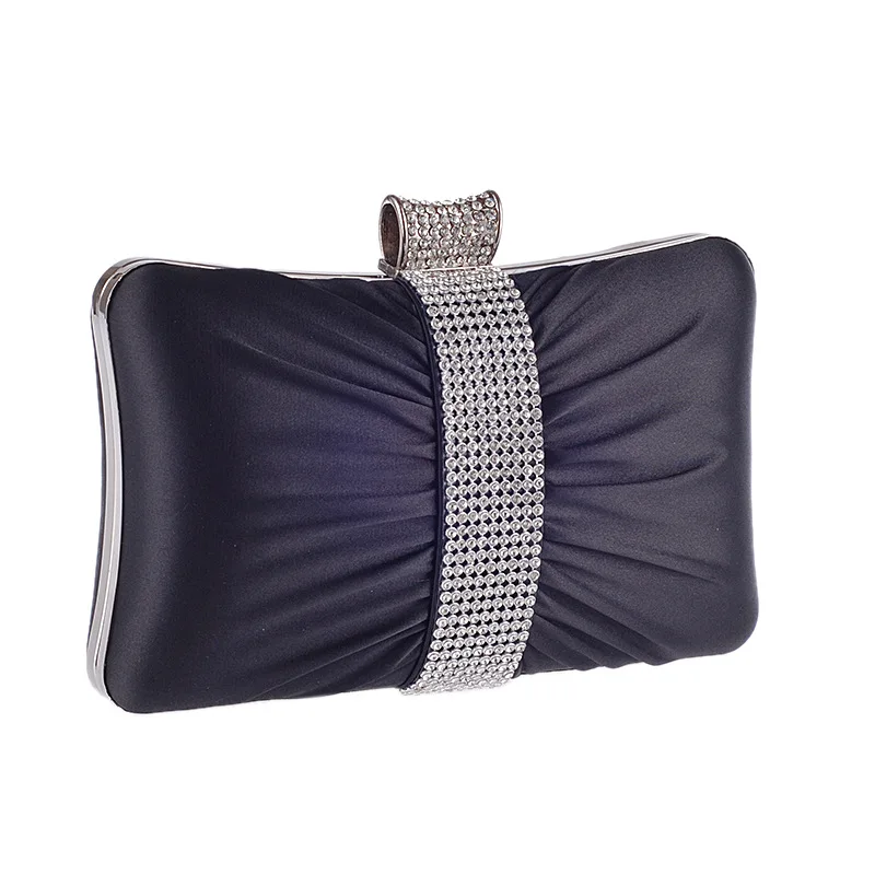 Pleated Diamonds Evening Bags for Women Mini Ruched Satin Clutch Bag Handbag Purse Long Chain Shoulder Bags Wallet Party Bag
Pleated Diamonds Evening Bags for Women Mini Ruched Satin Clutch Bag Handbag Purse Long Chain Shoulder Bags Wallet Party Bag