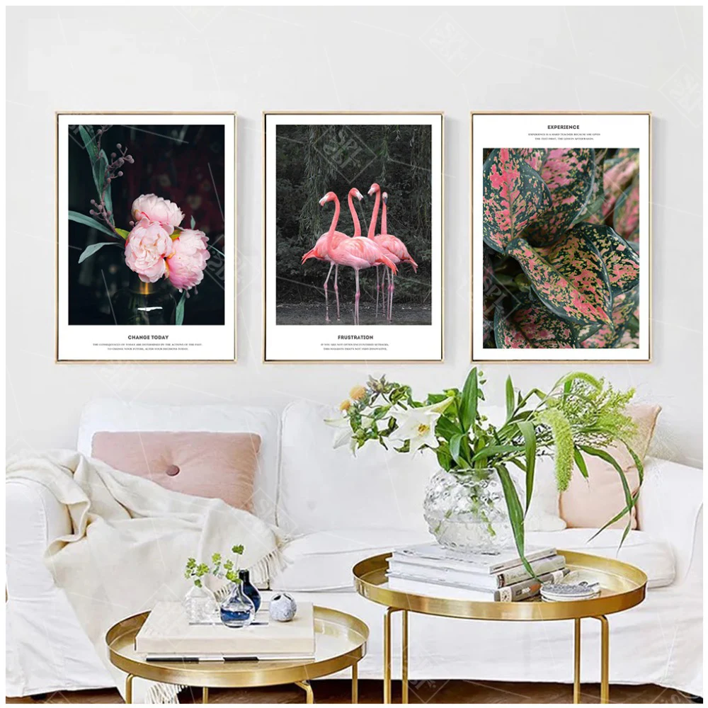 Nordic Decoration Home Pink Flower Posters and Prints Leaf Flamingo Wall Art Canvas Painting Modern Bedroom Decoration Picture
Nordic Decoration Home Pink Flower Posters and Prints Leaf Flamingo Wall Art Canvas Painting Modern Bedroom Decoration Picture
