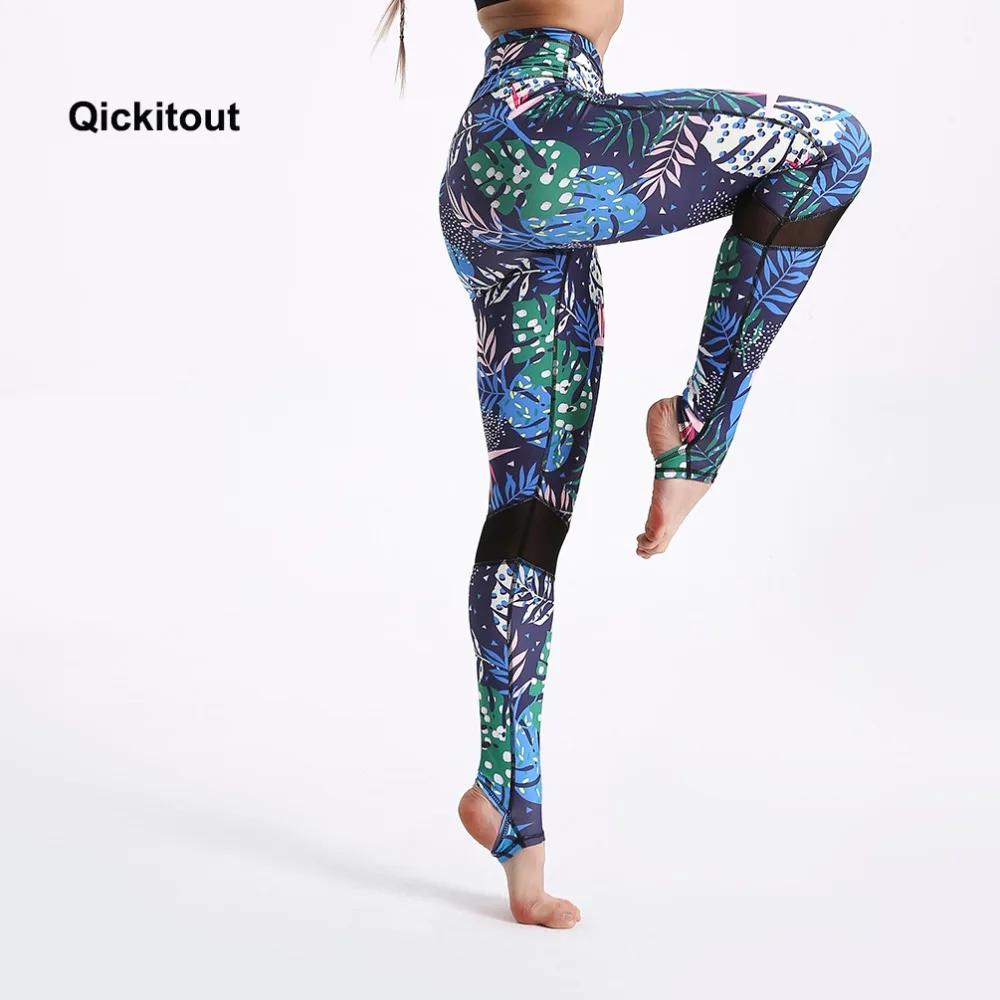 Women Stirrup Leggings Leaf Printed Mesh Patchwork Fitness Pants Summer Sexy Pants Leggings Dancing Workout 2018
Women Stirrup Leggings Leaf Printed Mesh Patchwork Fitness Pants Summer Sexy Pants Leggings Dancing Workout 2018