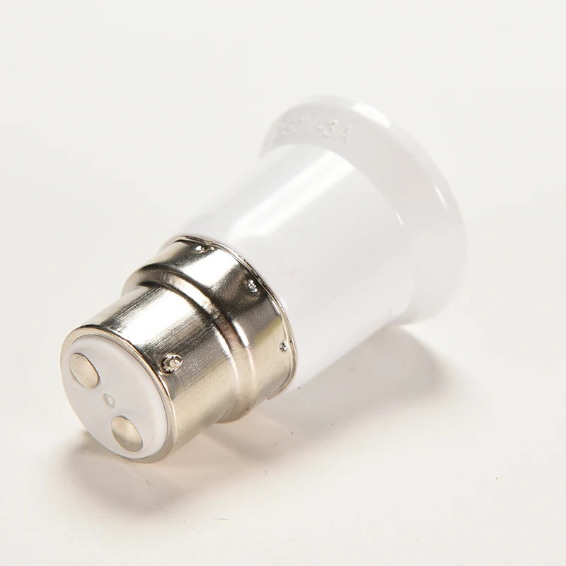 B22 to E27 Base LED Light Lamp Bulb Fireproof Holder Adapter Converter Change Socket
B22 to E27 Base LED Light Lamp Bulb Fireproof Holder Adapter Converter Change Socket