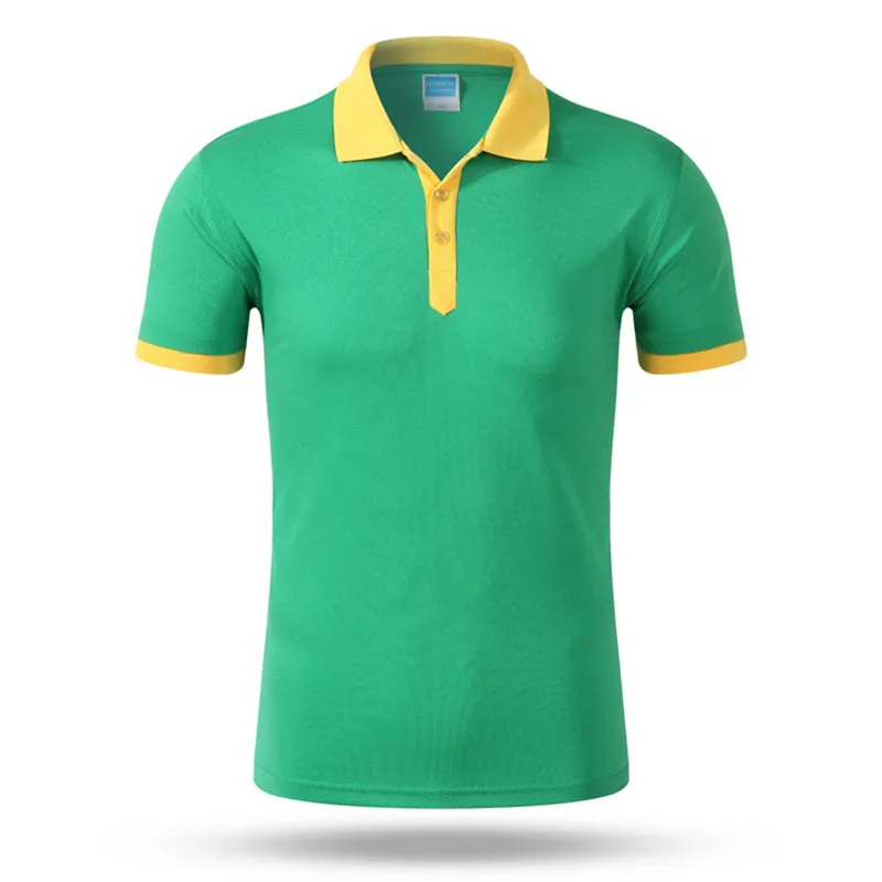 Custom logo embroidery polo shirt company work uniform printing text or diy photos
Custom logo embroidery polo shirt company work uniform printing text or diy photos