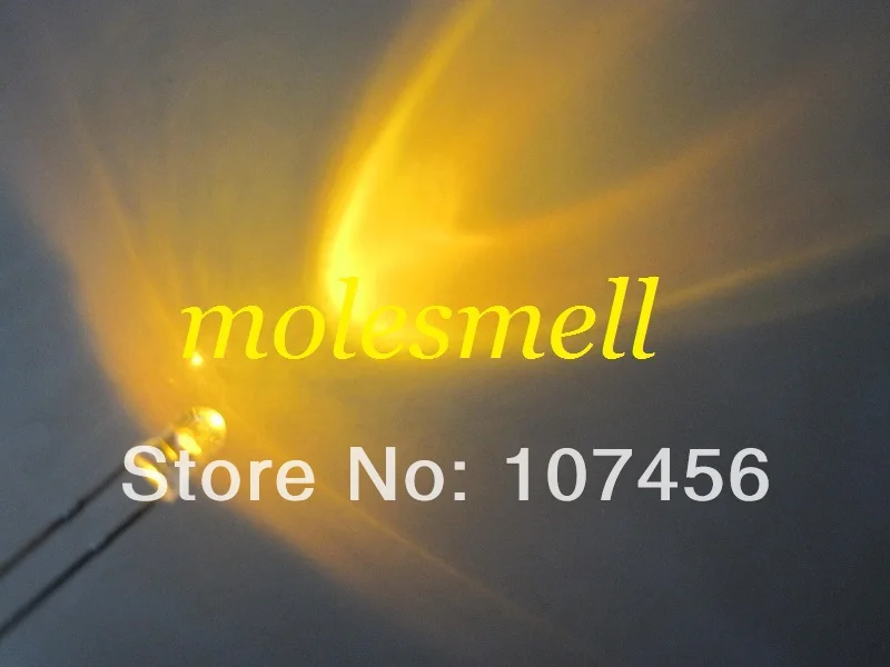 100X 3mm Yellow LED Lamps Free Resistors free shipping 3mm light-emitting diode water clear led lamp
100X 3mm Yellow LED Lamps Free Resistors free shipping 3mm light-emitting diode water clear led lamp