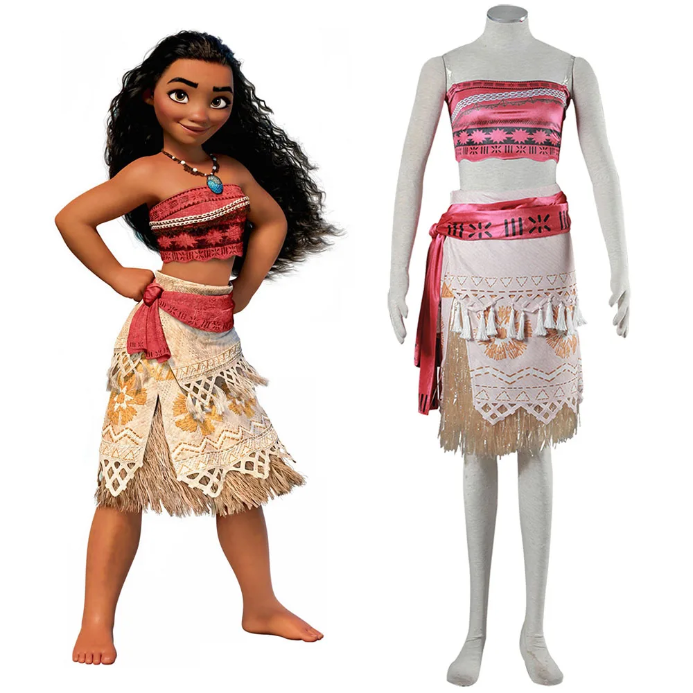 2017 Movie Moana Princess Dress Women Kids Cosplay Costume Princess vaiana Costume Skirt Halloween Costume Gift
2017 Movie Moana Princess Dress Women Kids Cosplay Costume Princess vaiana Costume Skirt Halloween Costume Gift