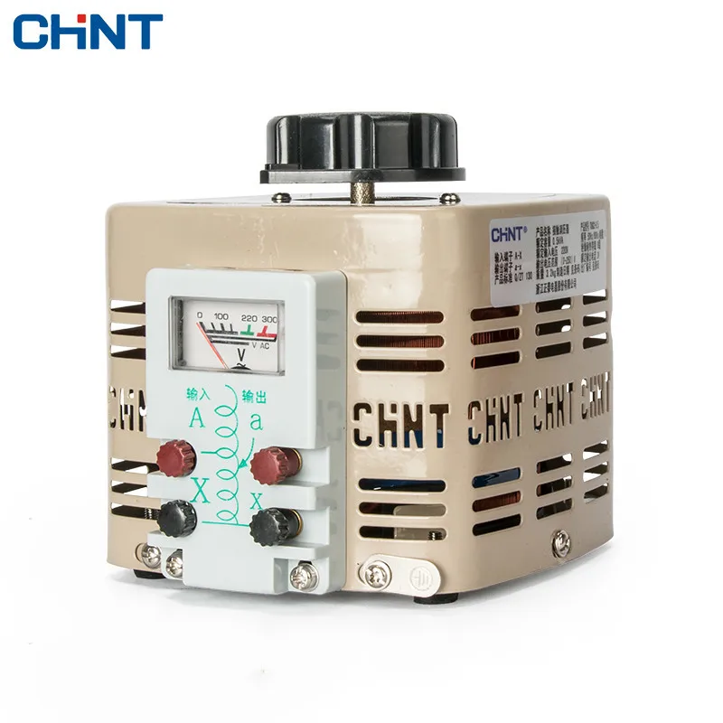 CHINT Voltage Regulator Adjustable Transformer 500w 220v Single-phase 0v-250v TDGC2-0.5KVA
CHINT Voltage Regulator Adjustable Transformer 500w 220v Single-phase 0v-250v TDGC2-0.5KVA