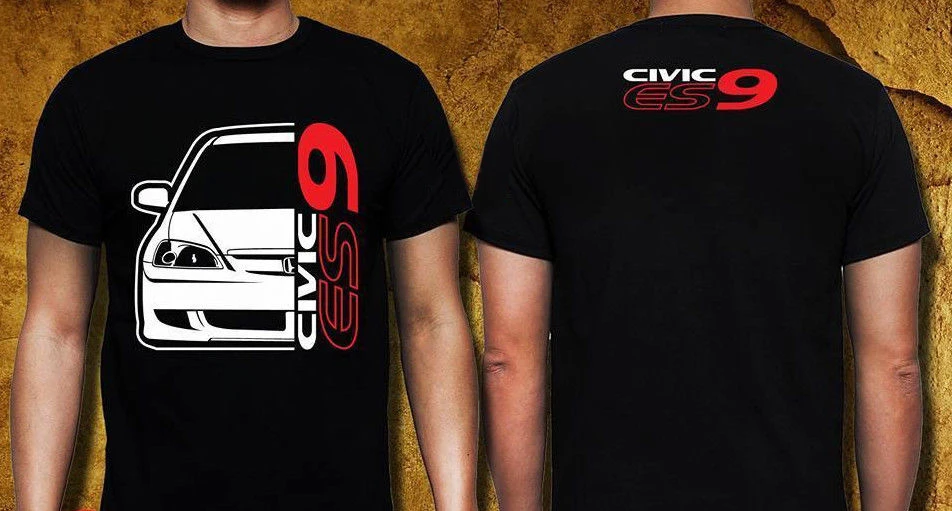 Классическая футболка из 100% хлопка для японских фанатов автомобилей Civic ES9 (вид спереди)
Классическая футболка из 100% хлопка для японских фанатов автомобилей Civic ES9 (вид спереди)