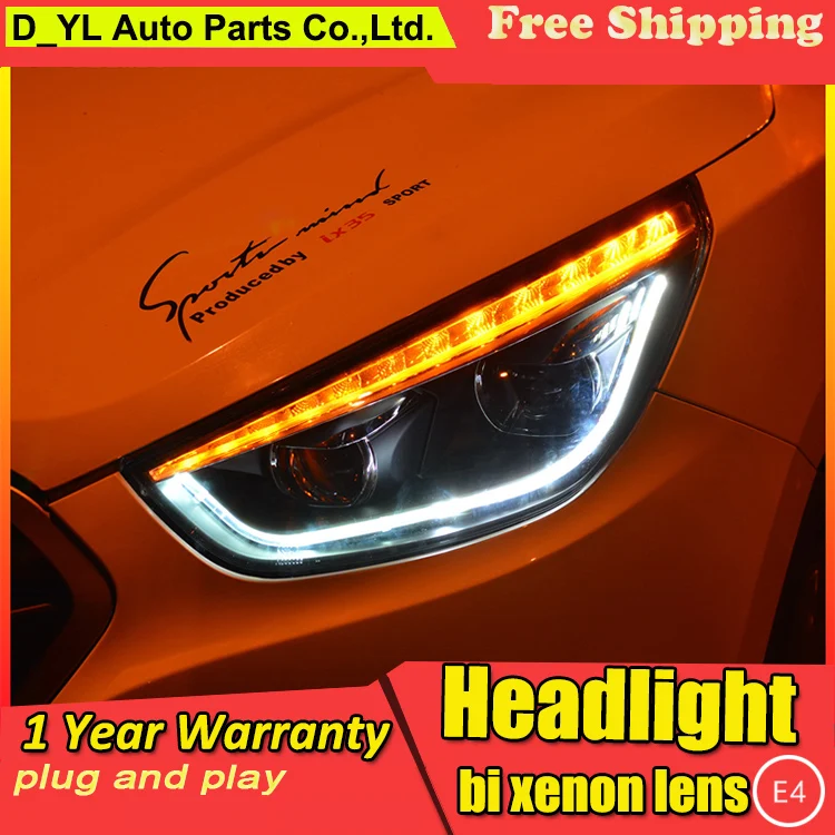 Car Styling Headlights for Hyundai IX35 2010-13 LED Headlight for IX35 Head Lamp LED Daytime Running Light LED DRL Bi-Xenon HID
Car Styling Headlights for Hyundai IX35 2010-13 LED Headlight for IX35 Head Lamp LED Daytime Running Light LED DRL Bi-Xenon HID
