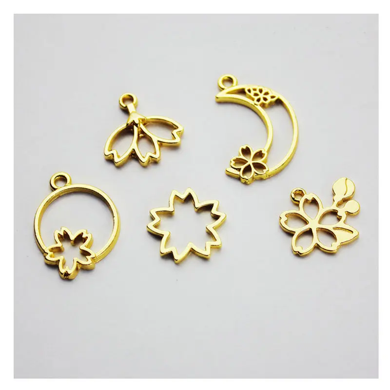 5pcs Plum Flower Moon Open Bezels Jewelry Pendant Accessories UV Resin Findings DIY Charms Handmade Decor Metal Frame Craft Art
5pcs Plum Flower Moon Open Bezels Jewelry Pendant Accessories UV Resin Findings DIY Charms Handmade Decor Metal Frame Craft Art