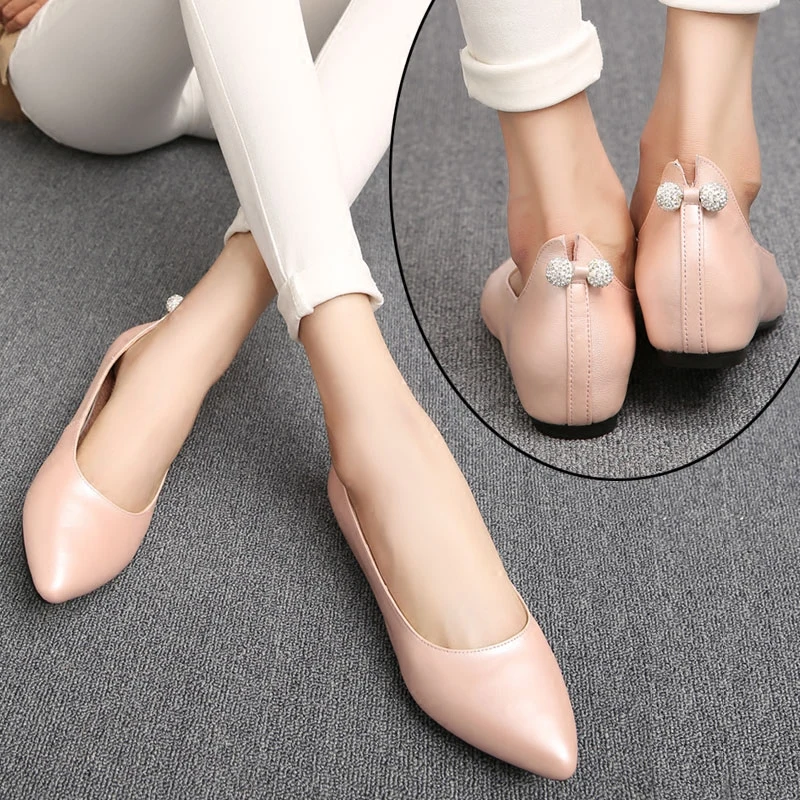 Koovan 2019 Spring Summer New Flat Large Size Pointed Shoes Women's Scoop Shallow Mouth Leather Flats Woman Leather Shoes
Koovan 2019 Spring Summer New Flat Large Size Pointed Shoes Women's Scoop Shallow Mouth Leather Flats Woman Leather Shoes