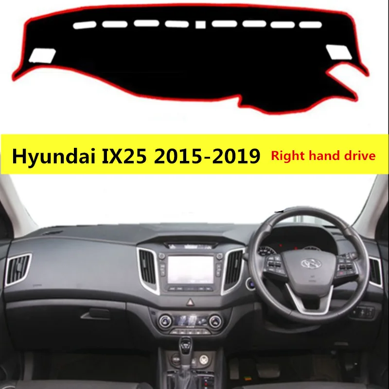 Taijs right hand drive car dashboard cover for Hyundai IX25 2015-2019 anti dust simple car dashboard mat for Hyundai IX25 15-19
Taijs right hand drive car dashboard cover for Hyundai IX25 2015-2019 anti dust simple car dashboard mat for Hyundai IX25 15-19