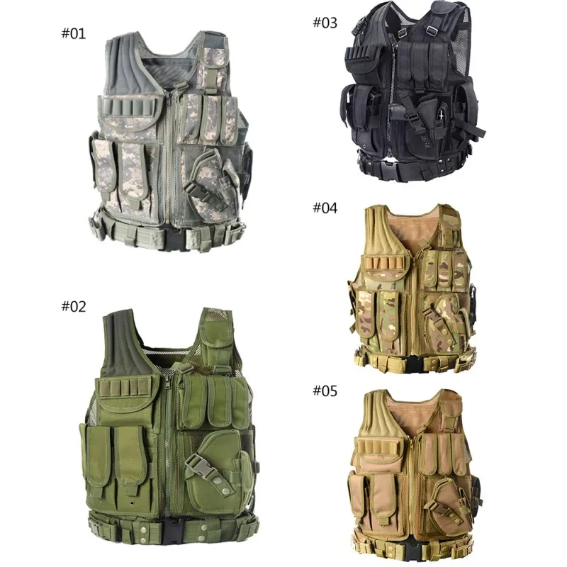 Cool Tactical Vest All'aperto Camuffamento Militare Body Armor Abbigliamento Sportivo Caccia outdoor sports
Cool Tactical Vest All'aperto Camuffamento Militare Body Armor Abbigliamento Sportivo Caccia outdoor sports