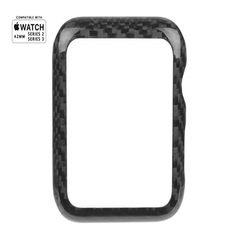 Ультратонкий чехол из углеродного волокна для Apple Watch Series 4 3 2 iWatch 38 мм 42 40 44 |