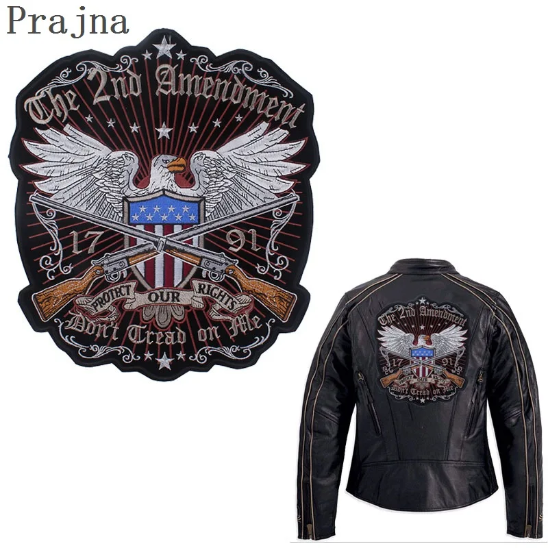Prajna Military Gun Patch Rock Stalker Iron On Motorcycle Patches Large US Eagle Embroidered Biker Patches For Clothes Stickers
Prajna Military Gun Patch Rock Stalker Iron On Motorcycle Patches Large US Eagle Embroidered Biker Patches For Clothes Stickers