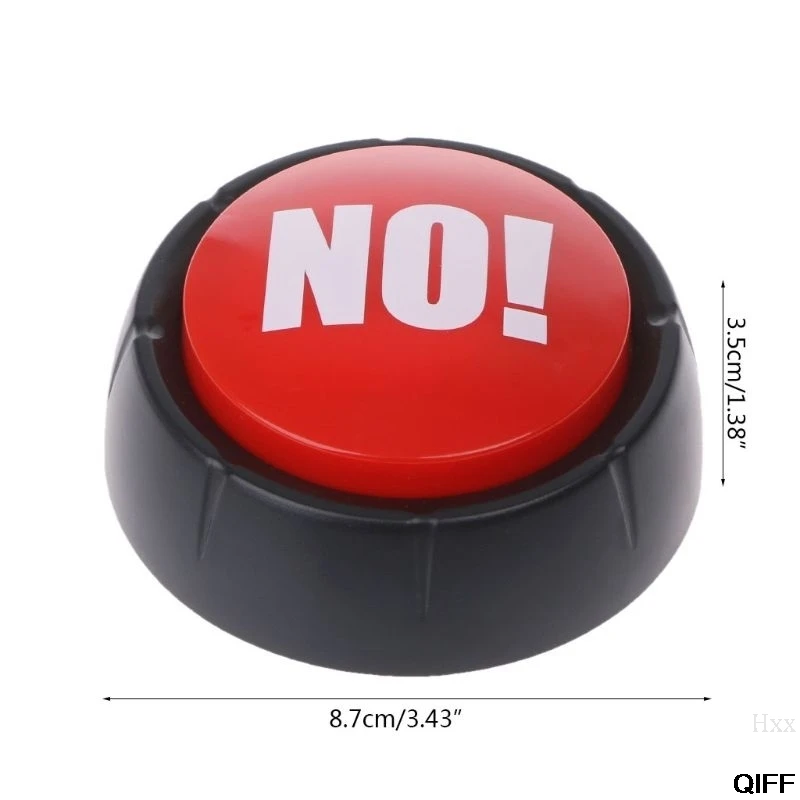 Novelty Big Red NO Button No Sound Button Desktop Sound Toy Great For Parents Co-Workers Gag Joke Hxx
Novelty Big Red NO Button No Sound Button Desktop Sound Toy Great For Parents Co-Workers Gag Joke Hxx