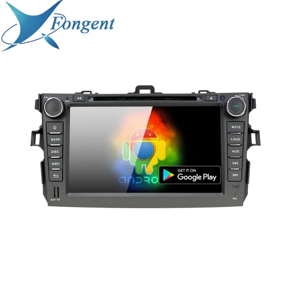 Автомагнитола для Toyota Corolla Мультимедийный проигрыватель с DVD радио GPS Навигатором