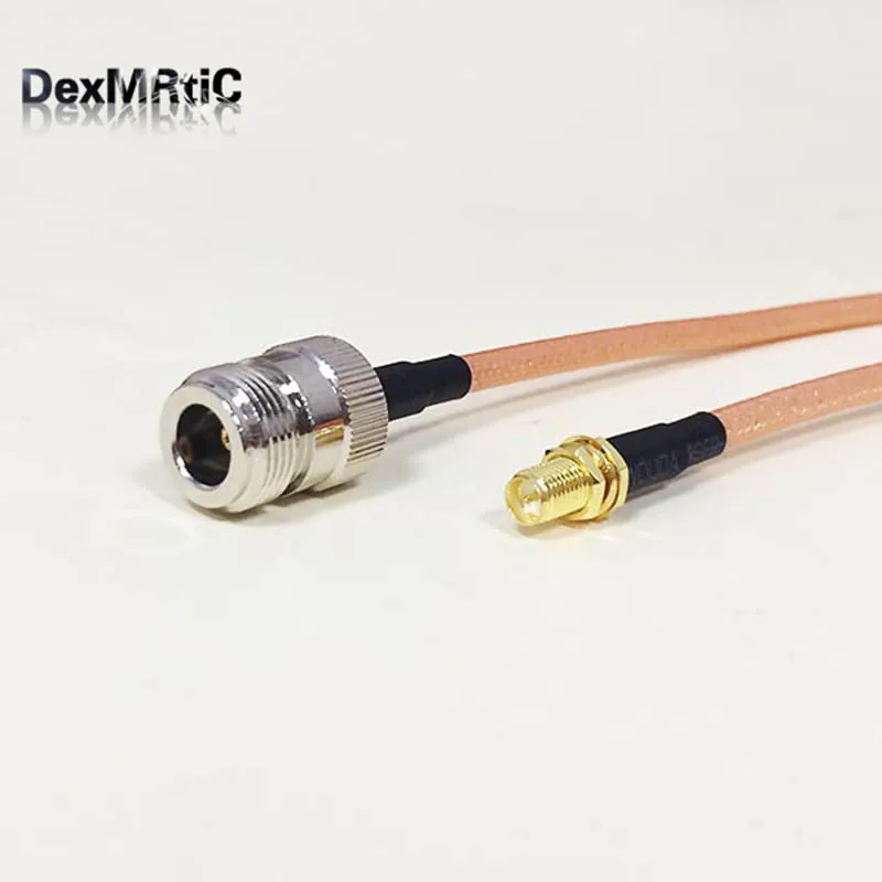WIFI router cable RP-SMA Female Jack nut Switch N Female pigtail Adapter RG142 50CM/100CM low loss high quality
WIFI router cable RP-SMA Female Jack nut Switch N Female pigtail Adapter RG142 50CM/100CM low loss high quality
