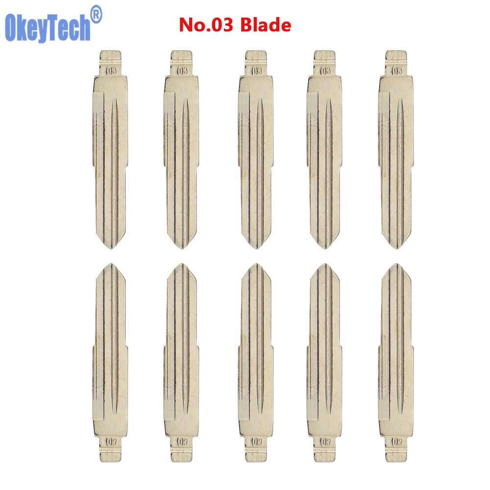 OkeyTech 10PCS/LOT High Quality Metal Blank Uncut Flip KD Remote Key Blade Type #03 for Honda Key Blade Replacement
OkeyTech 10PCS/LOT High Quality Metal Blank Uncut Flip KD Remote Key Blade Type #03 for Honda Key Blade Replacement