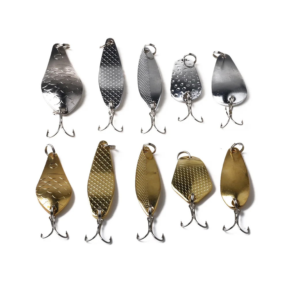 4pcs Metal Spinner Spoon Fishing Lure metal Baits Silver Sequins Noise Paillette Treble Hook Tackle 3.7/10/10.5/14/16.5/20g
4pcs Metal Spinner Spoon Fishing Lure metal Baits Silver Sequins Noise Paillette Treble Hook Tackle 3.7/10/10.5/14/16.5/20g