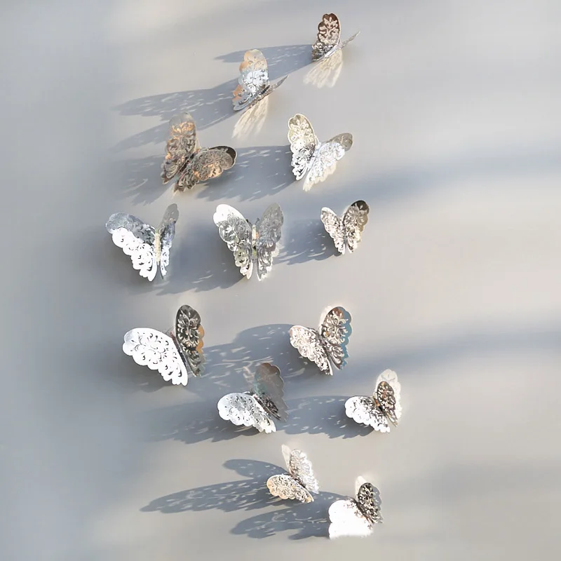 12Pcs 3D Hollow Butterfly Wall Sticker For Home Decoration DIY Wall Stickers For Kids Rooms Party Wedding Decor Butterfly Fridge
12Pcs 3D Hollow Butterfly Wall Sticker For Home Decoration DIY Wall Stickers For Kids Rooms Party Wedding Decor Butterfly Fridge