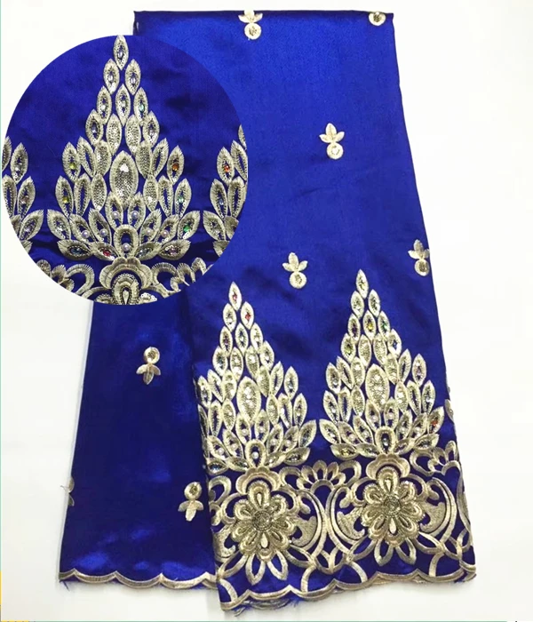 African blue George Lace Fabric Embroidery high quality India George wrappers with stones and beads african fabrics 5yard
African blue George Lace Fabric Embroidery high quality India George wrappers with stones and beads african fabrics 5yard