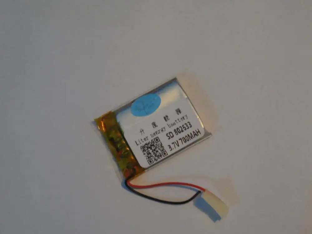 Shenzhen polymer lithium battery manufacturers spot supply 802633 3.7V 700mah Bluetooth speaker
Shenzhen polymer lithium battery manufacturers spot supply 802633 3.7V 700mah Bluetooth speaker