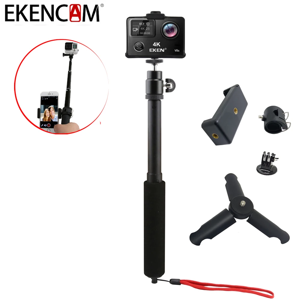 18 см 50 алюминиевый выдвижной монопод портативный селфи палка наборы для Gopro Hero 9 8 7