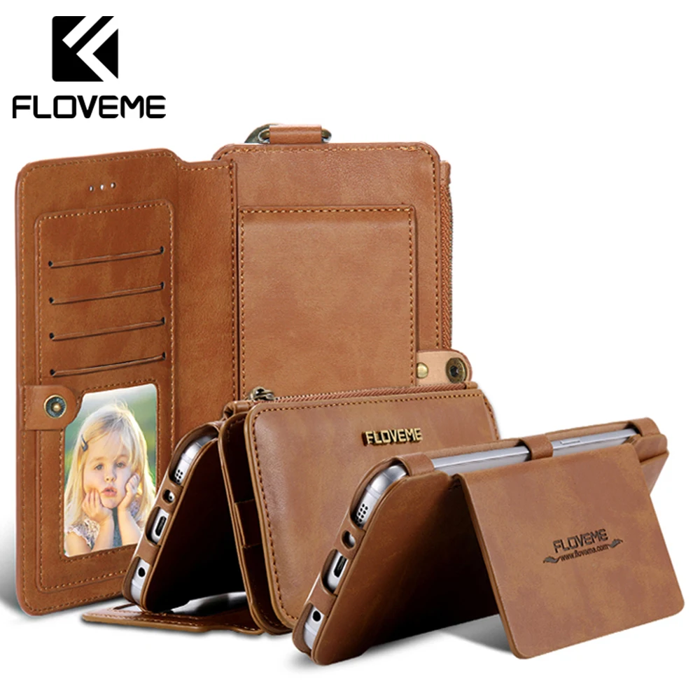 FLOVEME Leather Wallet Case For Samsung Galaxy S8 S7 S6 Edge Plus For Samsung S6 Galaxy S7 Edge S8 Plus Phone Accessories Bag
FLOVEME Leather Wallet Case For Samsung Galaxy S8 S7 S6 Edge Plus For Samsung S6 Galaxy S7 Edge S8 Plus Phone Accessories Bag