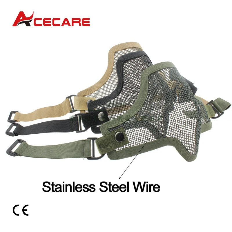 Acecare PCP Anti Strike airsoft paintball Mesh Half Face double strap protective Mask
Acecare PCP Anti Strike airsoft paintball Mesh Half Face double strap protective Mask