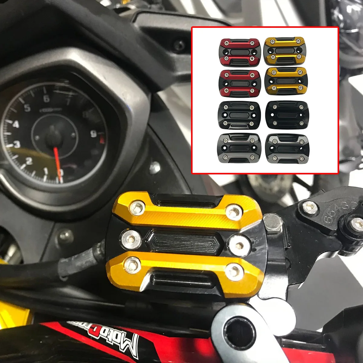 SEMSPEED CNC XMAX300 Brake Clutch Oil Fluid Reservoir Cap Cover Tank For Yamaha XMAX250 300 125 2017-2020 Motorcycle Accessories
SEMSPEED CNC XMAX300 Brake Clutch Oil Fluid Reservoir Cap Cover Tank For Yamaha XMAX250 300 125 2017-2020 Motorcycle Accessories